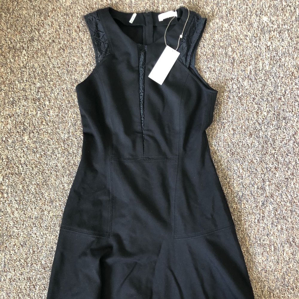 Black Sleeveless Rebecca Taylor Dress Size 8